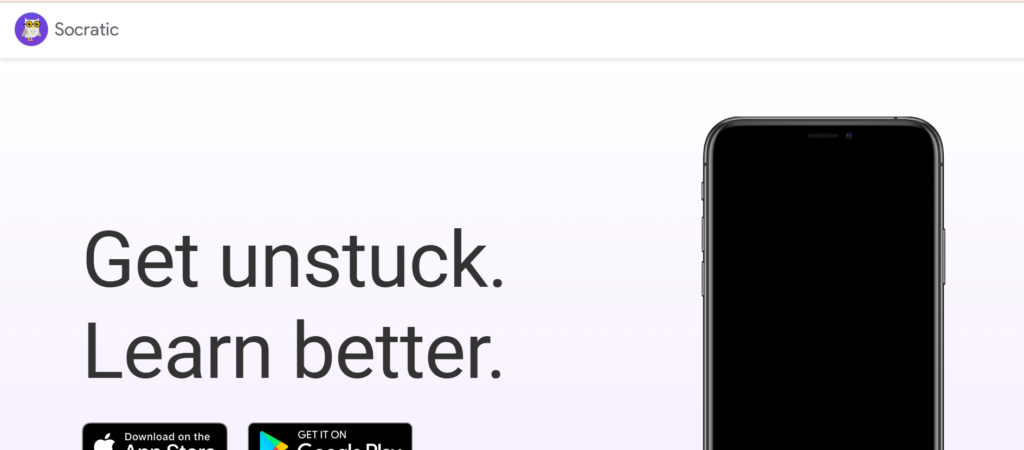 AI study app Socratic: Get unstuck, learn better, Google-powered.