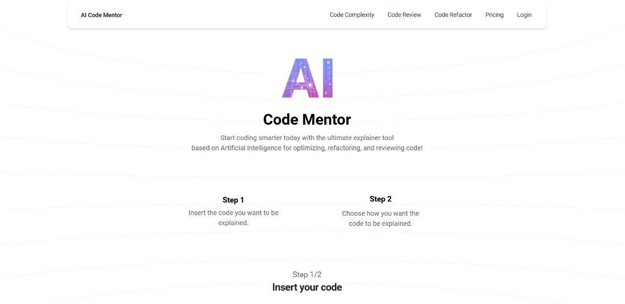 AI Code Mentor helps developers optimize, refactor, and understand code across languages with detailed explanations and best practices