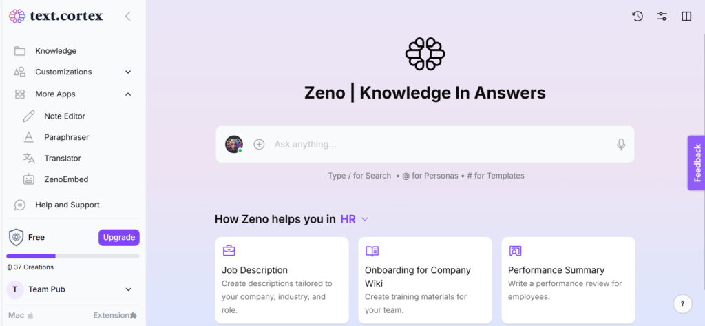 AI Knowledge Base Assistant